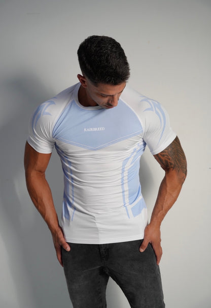 Baby Blue / White Dri-Fit Performance Tees