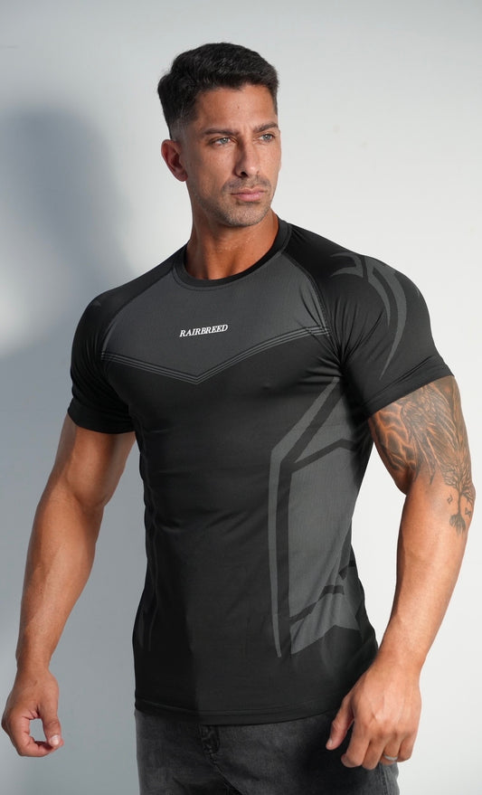 Grey / Black Dri-Fit Performance Tees