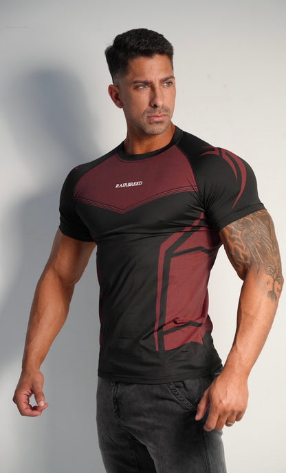 Black / Red Dri-Fit Performance Tees