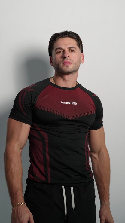 Black / Red Dri-Fit Performance Tees