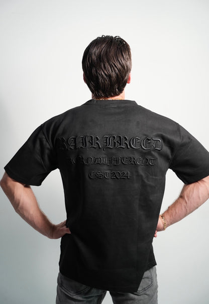 Black Embroidered Tees